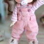 TEE SHIRT BLANC ROSE POUR POUPÉE OB11 STODOLL BJD AMYDOLL LATI WHITE SP PUKIPUKI OBITSU 11 CM DOLLS