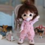 TEE SHIRT BLANC ROSE POUR POUPÉE OB11 STODOLL BJD AMYDOLL LATI WHITE SP PUKIPUKI OBITSU 11 CM DOLLS
