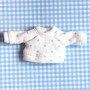 TEE SHIRT SWEAT A POIS POUR POUPEE OB11 STODOLL BJD AMYDOLL LATI WHITE SP PUKIPUKI OBITSU 11 CM DOLLS