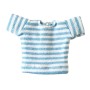 TEE SHIRT BLANC BLEU POUR POUPÉE OB11 STODOLL BJD LATI WHITE SP PUKIPUKI OBITSU DOLLS