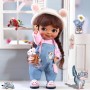 SALOPETTE LAPIN JEAN POUR POUPÉE BJD OB11 STODOLL AMYDOLL LATI WHITE SP MEADOWDOLLS NUNU NENDOROID OBITSU DDF YMY