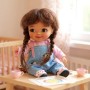 SALOPETTE LAPIN JEAN POUR POUPÉE BJD OB11 STODOLL AMYDOLL LATI WHITE SP MEADOWDOLLS NUNU NENDOROID OBITSU DDF YMY