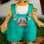 DINO OVERALLS + TEE SHIRT FOR BJD OB11 STODOLL AMYDOLL PUKIPUKI MEADOWDOLLS NUNU DOLLS
