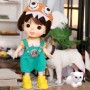 SALOPETTE DINO + TEE SHIRT POUR POUPÉE BJD OB11 STODOLL AMYDOLL PUKIPUKI MEADOWDOLLS NUNU DOLLS