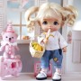 PANTALON KAWAII J'AIME MA MAMAN POUR POUPÉE BJD OB11 STODOLL AMYDOLL LATI WHITE SP PUKIPUKI MEADOWDOLLS NUNU SPROUT DOLLS