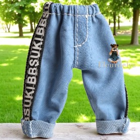 PANTALON EN JEAN BBSUKI POUR POUPÉE BJD OB11 STODOLL AMYDOLL LATI WHITE SP PUKIPUKI MEADOWDOLLS NUNU SPROUT DOLLS