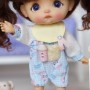 COMBINAISON BABY & BAVOIR POUR POUPÉE BJD OB11 STODOLL NENDOROID AMYDOLL KKNER LATI WHITE SP PUKIPUKI PETITES OBITSU DOLLS