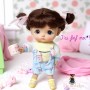 COMBINAISON BABY & BAVOIR POUR POUPÉE BJD OB11 STODOLL NENDOROID AMYDOLL KKNER LATI WHITE SP PUKIPUKI PETITES OBITSU DOLLS