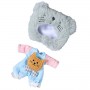 TENUE 2 PIECES SALOPETTE CHAT POUR POUPÉE BJD OB11 STODOLL AMYDOLL LATI WHITE SP PUKIPUKI MEADOWDOLLS NUNU SPROUT DOLLS