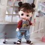 PULL + JEAN + CHAPEAU POUR POUPÉE BJD OB11 STODOLL AMYDOLL LATI WHITE SP PUKIPUKI MEADOWDOLLS NUNU SPROUT DOLLS