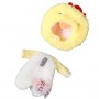 SALOPETTE POUSSIN + CHAPEAU POUR POUPÉE BJD OB11 STODOLL AMYDOLL LATI WHITE SP PUKIPUKI MEADOWDOLLS NUNU SPROUT DOLLS