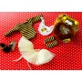 TENUE 6 PIECES ZABEILLE POUPÉE BJD OB11 STODOLL NENDOROID NUNU SPROUT MEADOWDOLLS AMYDOLL LATI WHITE SP PUKIPUKI DOLLS