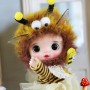 TENUE 6 PIECES ZABEILLE POUPÉE BJD OB11 STODOLL NENDOROID NUNU SPROUT MEADOWDOLLS AMYDOLL LATI WHITE SP PUKIPUKI DOLLS