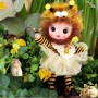TENUE 6 PIECES ZABEILLE POUPÉE BJD OB11 STODOLL NENDOROID NUNU SPROUT MEADOWDOLLS AMYDOLL LATI WHITE SP PUKIPUKI DOLLS