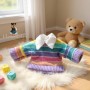 SWEAT SHIRT ARC EN CIEL POUR POUPEE BJD OB11 STODOLL AMYDOLL LATI WHITE SP MEADOWDOLLS NUNU NENDOROID OBITSU DDF YMY DOLLS