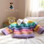 SWEAT SHIRT ARC EN CIEL POUR POUPEE BJD OB11 STODOLL AMYDOLL LATI WHITE SP MEADOWDOLLS NUNU NENDOROID OBITSU DDF YMY DOLLS