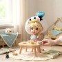 SALOPETTE BLEU & ROSE POUPÉE POUPÉE OB11 STODOLL AMYDOLL MEADOWDOLLS NUNU LATI WHITE SP PUKIPUKI NENDOROID DOLLS