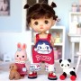 SALOPETTE PEKO MILKY POUR POUPÉE BJD OB11 STODOLL NENDOROID AMYDOLL KKNER LATI WHITE SP PUKIPUKI PETITES OBITSU DOLLS