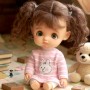 IN STOCK : STODOLL BABY DOLL TAN EGGY PATATA 13 CM SAME SIZE THAN OB11 NUNU SPROUT AMYDOLL NENDOROID OBITSU SMALL DOLLS ...