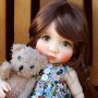 POUPEE BJD MAE HONEY DOLL MEADOWDOLLS RARE EN EXCELLENT ETAT