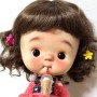 VERRE DE JUS MAGIQUE & PAILLE MINIATURE POUR POUPEES BJD OB11 STODOLL QBABY BLYTHE PULLIP MAISON DE POUPÉES DIORAMA DOLLHOUSE