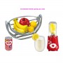 REMENT RE-MENT MINIATURE MORINAGA PANIER DE FRUITS MIXEUR ET VERRE CUISINE POUPEE BARBIE BLYTHE BJD DIORAMA DOLLHOUSE