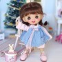 EN STOCK : POUPEE STODOLL DOLL BEBE LAUGH TAN NOISETTE ORIGINAL EXCLUSIVE DOLL OB11 CORPS YMY OU DDF TAILLE OB11 & AMYDOLL