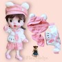 ENSEMBLE MARIN ROSE POUR POUPÉE BJD OB11 STODOLL NENDOROID AMYDOLL KKNER LATI WHITE SP PUKIPUKI PETITES OBITSU DOLLS