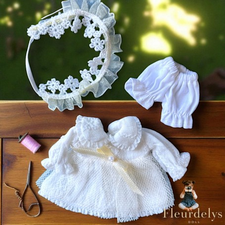ADORABLE PETIT ENSEMBLE ROBE + BLOOMER POUPÉE BJD OB11 STODOLL NENDOROID AMYDOLL KKNER OBITSU DOLLS