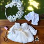 ADORABLE PETIT ENSEMBLE ROBE + BLOOMER POUPÉE BJD OB11 STODOLL NENDOROID AMYDOLL KKNER OBITSU DOLLS