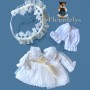 ADORABLE PETIT ENSEMBLE ROBE + BLOOMER POUPÉE BJD OB11 STODOLL NENDOROID AMYDOLL KKNER OBITSU DOLLS