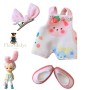 TENUE SALOPETTE + CHAUSSURES ++ POUR POUPÉE BJD OB11 STODOLL NENDOROID AMYDOLL KKNER LATI WHITE SP PUKIPUKI PETITES OBITSU DOLLS