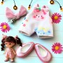 TENUE SALOPETTE + CHAUSSURES ++ POUR POUPÉE BJD OB11 STODOLL NENDOROID AMYDOLL KKNER LATI WHITE SP PUKIPUKI PETITES OBITSU DOLLS