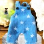 SALOPETTE JEAN ETOILES POUR POUPÉE BJD OB11 STODOLL NENDOROID AMYDOLL KKNER LATI WHITE SP PUKIPUKI PETITES OBITSU DOLLS