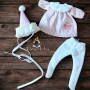 TENUE ROBE & CHAPEAU D'ARTISTE POUR POUPÉE BJD OB11 STODOLL NENDOROID AMYDOLL KKNER LATI WHITE SP PUKIPUKI PETITES OBITSU DOLLS