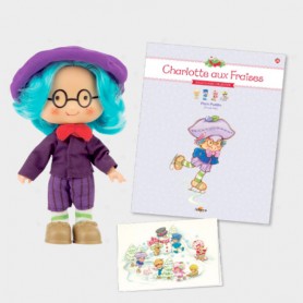 BERRYKIN DOLL PLUM PUDDIN 29 + BOOK + CARD STRAWBERRY SHORTCAKE SCENTED DOLL CHARLOTTE AUX FRAISES DESIGN 1980