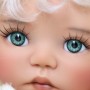 OVAL REAL AQUAMARINE GREEN GLASS EYES 10 mm POUPEE BJD DOLL STODOLL PUKIFEE BEAR REBORN DOLLMORE IPLEHOUSE DOLLS