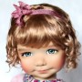 PERRUQUE DOLL WIG CURLY HONNEY 11.12" POUPÉE BJD MEADOWDOLLS SAFFI BAILEY SYLVIA SCARLET 18" DOLLS ETC...