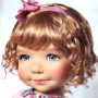 PERRUQUE DOLL WIG CURLY HONNEY 11.12" POUPÉE BJD MEADOWDOLLS SAFFI BAILEY SYLVIA SCARLET 18" DOLLS ETC...
