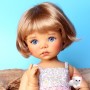PERRUQUE DOLL WIG BOB BLOND MIEL 11.12" POUPÉE BJD MEADOWDOLLS SAFFI BAILEY SYLVIA SCARLET 18" DOLLS ETC...