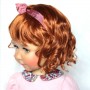 PERRUQUE DOLL WIG CURLY CARROT 11.12" POUPÉE BJD MEADOWDOLLS SAFFI BAILEY SYLVIA SCARLET 18" DOLLS ETC...