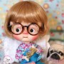 DOLL TURTLE BROWN ROUND VINTAGE GLASSES FOR QBABY DOLLS by RODGER DOLL SIMILAR HEAD SIZE BLYTHE MEADOWDOLLS ...