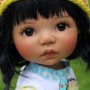 OVAL REAL BROWNIE 6 mm GLASS EYES FOR DOLL BJD LATI WHITE BEAR REBORN DOLLMORE IPLEHOUSE DOLLS