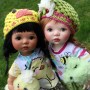 YEUX EN VERRE OVAL BROWNIE 6 mm GLASS EYES POUPÉE BJD LATI WHITE BEAR REBORN DOLLMORE IPLEHOUSE DOLLS