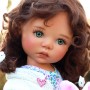 YEUX EN VERRE OVAL REAL VERT GREEN 6 mm GLASS EYES POUPÉE BJD MY MEADOW LATI WHITE BEAR REBORN DOLLMORE IPLEHOUSE DOLLS