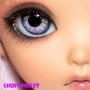 copy of OVAL REAL LIGHT VIOLET 6 mm GLASS EYES FOR DOLL BJD BEAR REBON DOLL LATI WHITE BEAR REBORN DOLLMORE IPLEHOUSE DOLLS