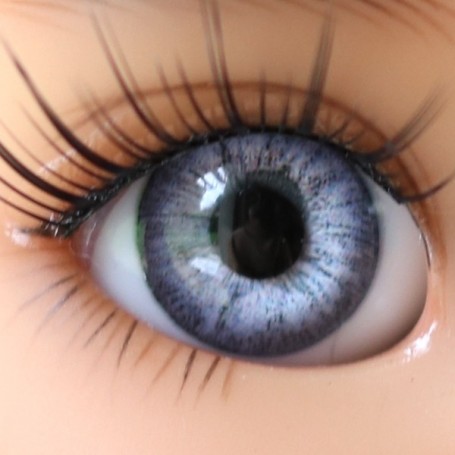 OVAL REAL LIGHT VIOLET 6 mm GLASS EYES FOR DOLL BJD LATI WHITE REBORN CLAY DOLL