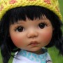 YEUX EN VERRE OVAL REAL BROWN 8 mm GLASS EYES POUPÉE BJD MY MEADOW LATI WHITE BEAR REBORN DOLLMORE IPLEHOUSE DOLLS