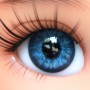 YEUX EN VERRE OVAL REAL OCEAN BLUE 8 mm GLASS EYES POUPÉE BJD MY MEADOW LATI WHITE BEAR REBORN DOLLMORE IPLEHOUSE DOLLS