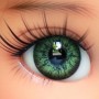 OVAL REAL EMERALD GREEN 8 mm GLASS EYES FOR DOLL BJD BEAR REBON DOLL LATI WHITE BEAR REBORN DOLLMORE IPLEHOUSE DOLLS